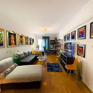 Spacious Artistic Flat With Private Parking Θεσσαλονίκη